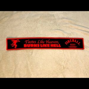 Fireball Whiskey Bar Mat *NEW*